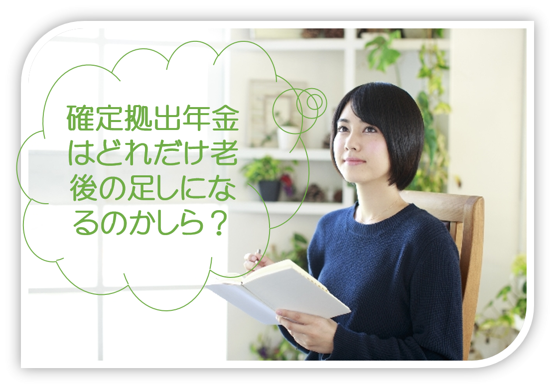 dcと公的年金の不足分